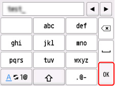 Écran Entrer le nom du routeur sans fil