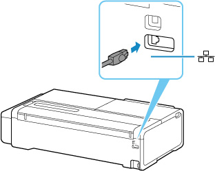 figura: Collegamento di un cavo ethernet