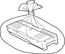 Illustrazione della cartuccia di manutenzione