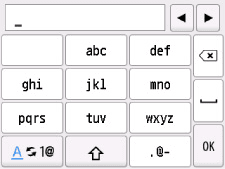 Écran Entrer le nom du routeur sans fil