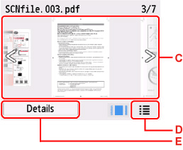 Preview display screen