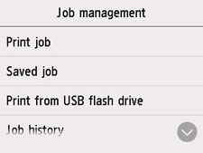 Auftragsverwaltung (Job management)