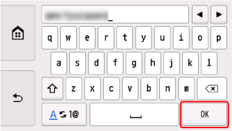 Écran Entrer le nom du routeur sans fil