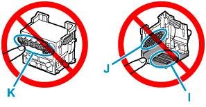 Illustration de têtes d'impression