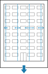 Seam position correction_scan result (misalignment in X direction)