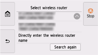 Bildschirm „Wireless Router-Name eingeben"