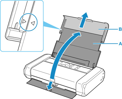 Adjusting the Paper Thickness Lever