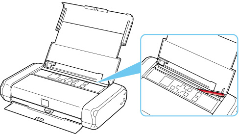 Foreign object in rear tray