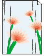 Prinditud pind on kriimustatud