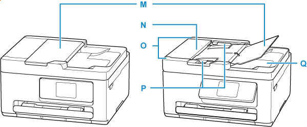 Imagem mostrando a frente da impressora