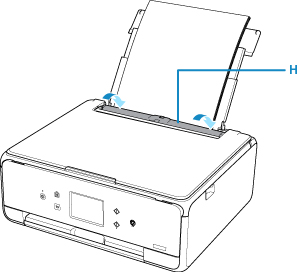 Canon Pixma Handbucher Ts6100 Series Einlegen Von Papier In Das Hintere Fach