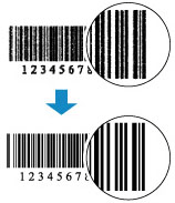 印刷したバーコードが認識されない