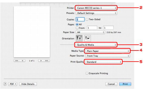 figure:Print dialog