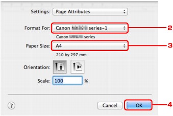 figure:Page Setup dialog