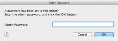 figure: Enter Password screen