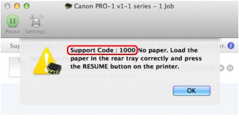 рисунок: Сообщение об ошибке в операционной системе Mac OS X v.10.8.x