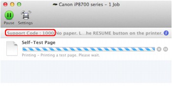 figura: Mensagem de erro no Mac OS X v.10.8.x