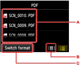 figure: Touch screen