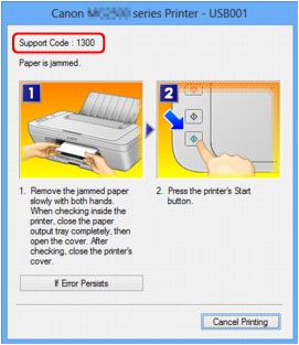 figure: Error message in Windows