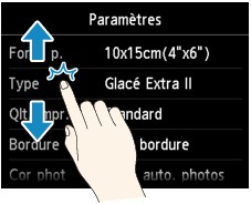 Figure : écran tactile