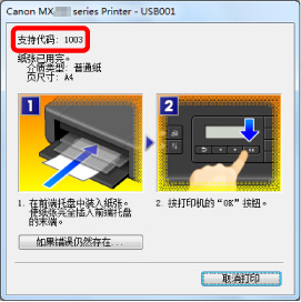 插图：Windows环境下的错误信息