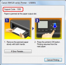 slika: sporočilo o napaki v OS Windows