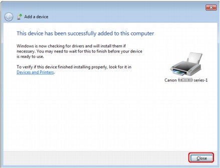 slika: združevanje z brezžično napravo (končano)