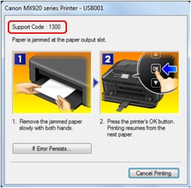 slika: sporočilo o napaki v OS Windows