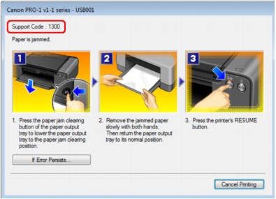 rysunek: komunikat o błędzie w systemie Windows