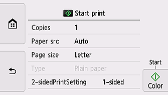 figure : Écran Imprimante