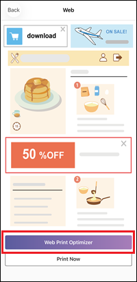 afbeelding: Scherm van Web Print Optimizer
