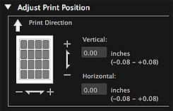 figura: Caixa de diálogo Configurações de impressão