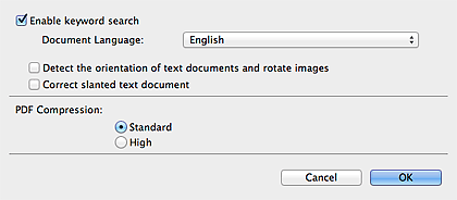 figura: caixa de diálogo Configurações do Arquivo