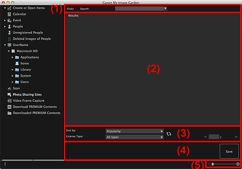 figure: Photo Sharing Sites view