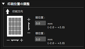 図：印刷設定ダイアログ