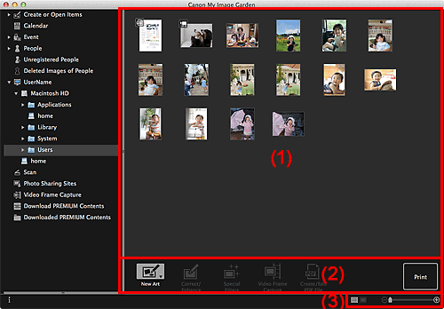 figure: Folder view