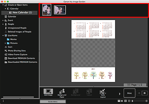 figure: Item edit screen