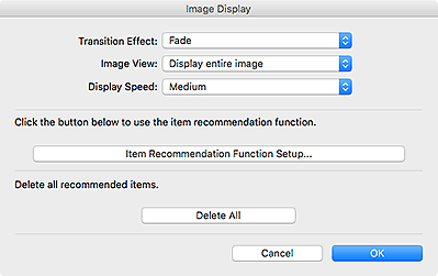 afbeelding: dialoogvenster Voorkeuren van Image Display