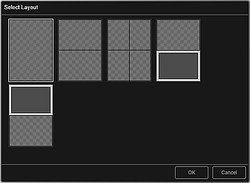 figure: Select Layout dialog box