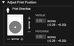 фигура: Диалогов прозорец „Print settings”