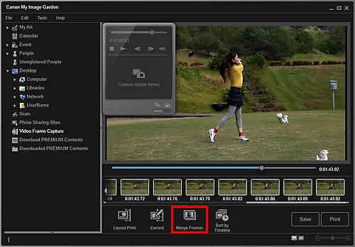 slika: prikaz Zajemanje sličic videoposnetka