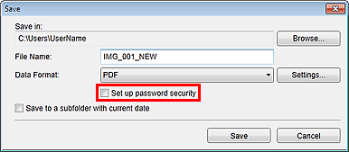 slika: pogovorno okno Shrani