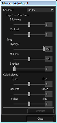 slika: pogovorno okno Dodatne prilagoditve
