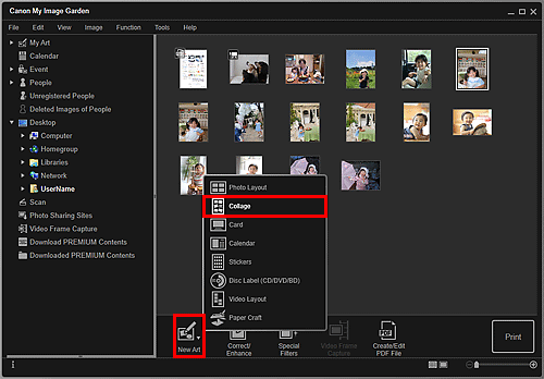 figure: Folder view