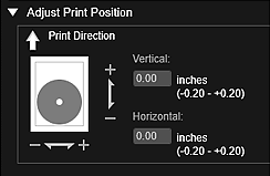 фигура: Диалогов прозорец „Print settings”