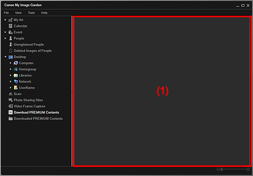 figure: Download PREMIUM Contents view