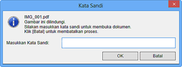 gambar: Kotak dialog Kata Sandi