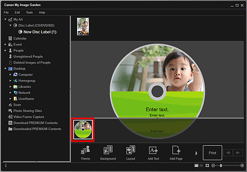 attēls: rediģēšanas ekrāns Mans dizains