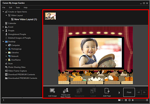 figure: Create or Open Items edit screen