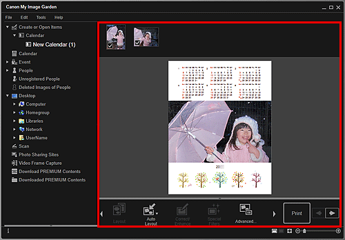 figure: Create or Open Items edit screen